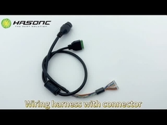 025 Fabrique de câbles Ethernet pour caméras IP RJ45 maître Assemblage de câbles électriques MX1.25-14PIN